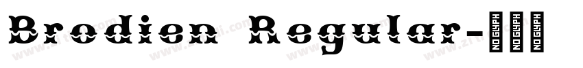 Brodien Regular字体转换 Brodien Regular字体转换